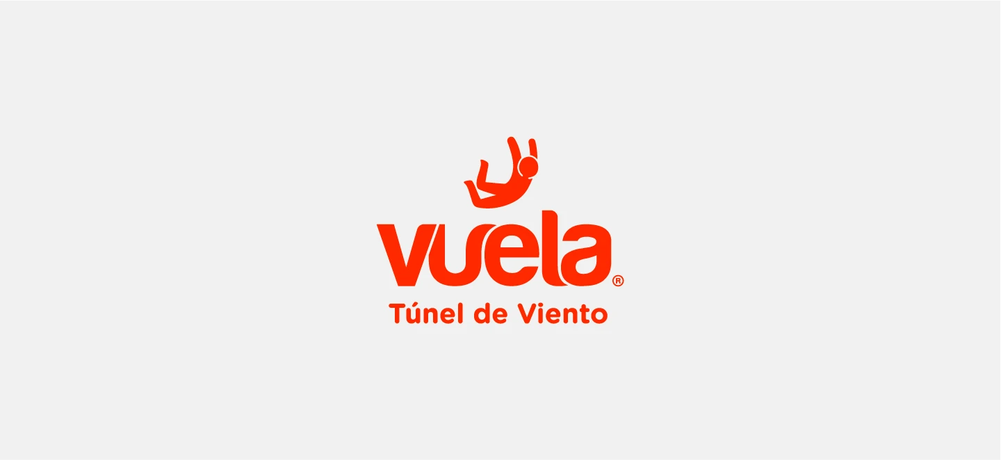 Identidad de Marca para Vuela, Túnel de viento en ARgentina - deltomate comunicación y diseño