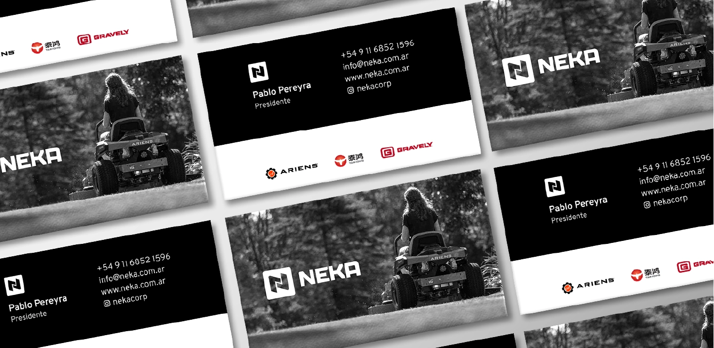 Tarjetas Presentación Neka - deltomate comunicación y diseño